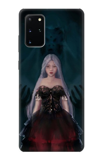 W3847 Lilith Devil Bride Gothic Girl Skull Grim Reaper Funda Carcasa Case y Caso Del Tirón Funda para Samsung Galaxy S20 Plus, Galaxy S20+