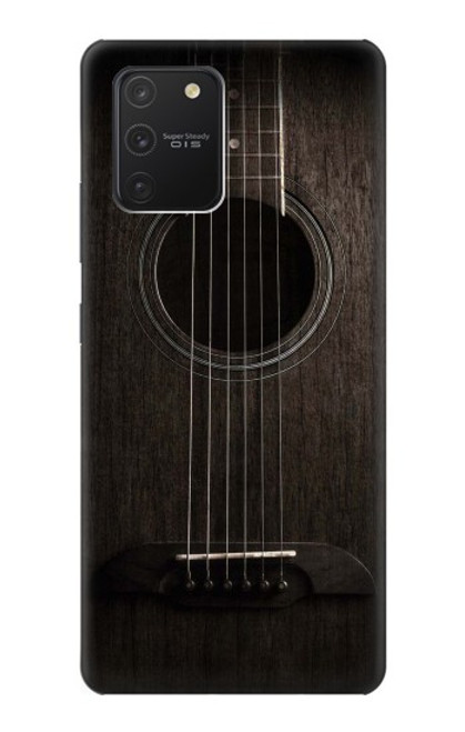 W3834 Old Woods Black Guitar Funda Carcasa Case y Caso Del Tirón Funda para Samsung Galaxy S10 Lite