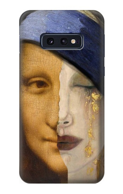 W3853 Mona Lisa Gustav Klimt Vermeer Funda Carcasa Case y Caso Del Tirón Funda para Samsung Galaxy S10e