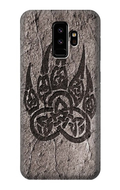 W3832 Viking Norse Bear Paw Berserkers Rock Funda Carcasa Case y Caso Del Tirón Funda para Samsung Galaxy S9