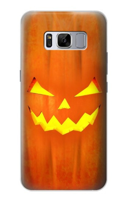 W3828 Pumpkin Halloween Funda Carcasa Case y Caso Del Tirón Funda para Samsung Galaxy S8 Plus
