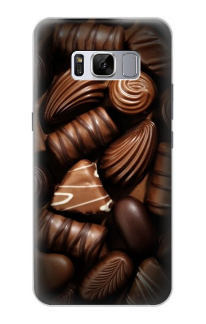 W3840 Dark Chocolate Milk Chocolate Lovers Funda Carcasa Case y Caso Del Tirón Funda para Samsung Galaxy S8 Plus