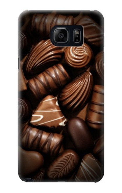 W3840 Dark Chocolate Milk Chocolate Lovers Funda Carcasa Case y Caso Del Tirón Funda para Samsung Galaxy S6 Edge Plus
