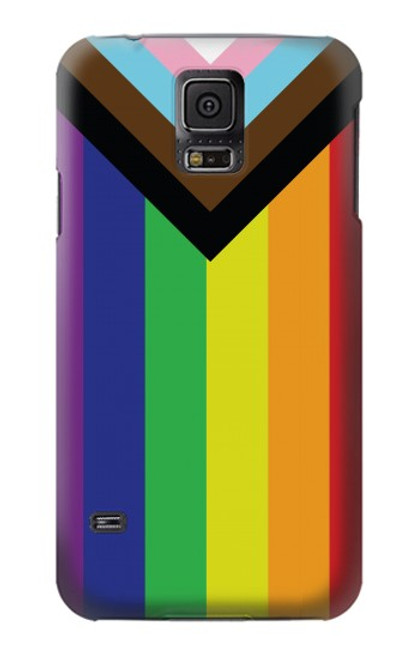 W3846 Pride Flag LGBT Funda Carcasa Case y Caso Del Tirón Funda para Samsung Galaxy S5