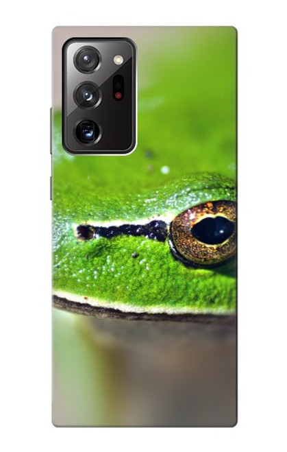 W3845 Green frog Funda Carcasa Case y Caso Del Tirón Funda para Samsung Galaxy Note 20 Ultra, Ultra 5G