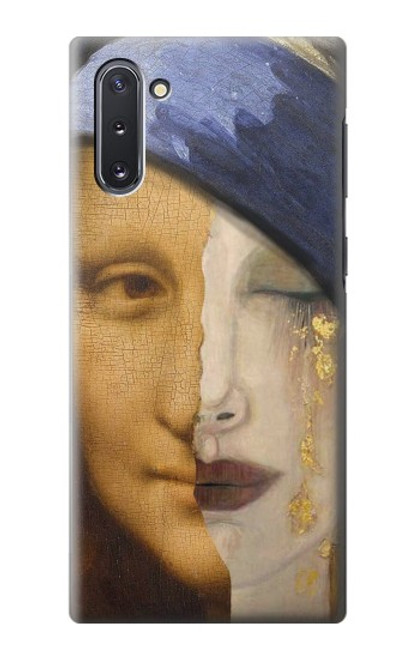 W3853 Mona Lisa Gustav Klimt Vermeer Funda Carcasa Case y Caso Del Tirón Funda para Samsung Galaxy Note 10