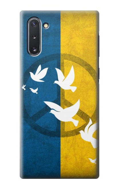 W3857 Peace Dove Ukraine Flag Funda Carcasa Case y Caso Del Tirón Funda para Samsung Galaxy Note 10