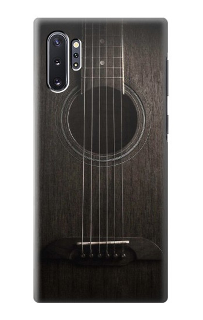 W3834 Old Woods Black Guitar Funda Carcasa Case y Caso Del Tirón Funda para Samsung Galaxy Note 10 Plus