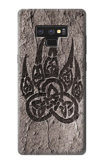 W3832 Viking Norse Bear Paw Berserkers Rock Funda Carcasa Case y Caso Del Tirón Funda para Note 9 Samsung Galaxy Note9