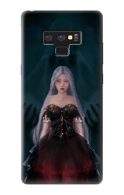 W3847 Lilith Devil Bride Gothic Girl Skull Grim Reaper Funda Carcasa Case y Caso Del Tirón Funda para Note 9 Samsung Galaxy Note9