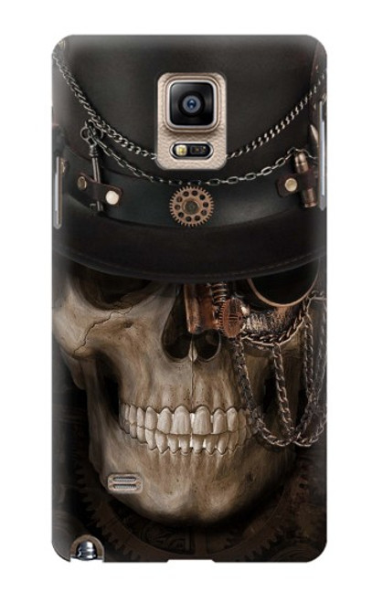 W3852 Steampunk Skull Funda Carcasa Case y Caso Del Tirón Funda para Samsung Galaxy Note 4