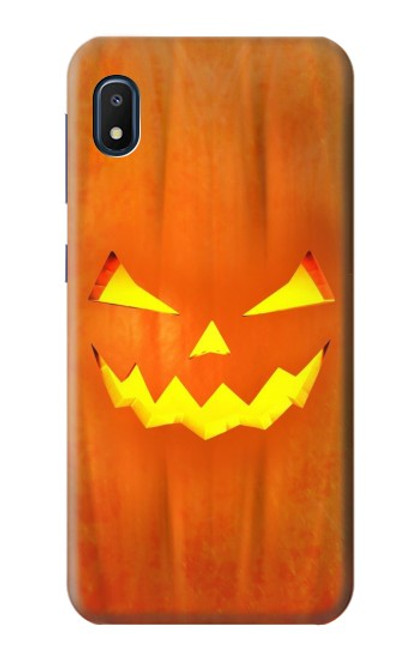 W3828 Pumpkin Halloween Funda Carcasa Case y Caso Del Tirón Funda para Samsung Galaxy A10e