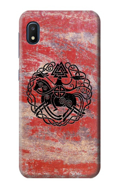 W3831 Viking Norse Ancient Symbol Funda Carcasa Case y Caso Del Tirón Funda para Samsung Galaxy A10e