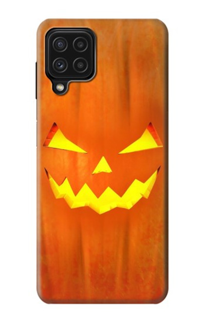 W3828 Pumpkin Halloween Funda Carcasa Case y Caso Del Tirón Funda para Samsung Galaxy A22 4G