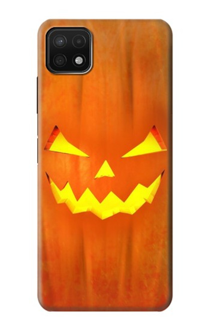 W3828 Pumpkin Halloween Funda Carcasa Case y Caso Del Tirón Funda para Samsung Galaxy A22 5G