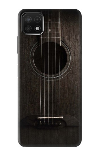 W3834 Old Woods Black Guitar Funda Carcasa Case y Caso Del Tirón Funda para Samsung Galaxy A22 5G