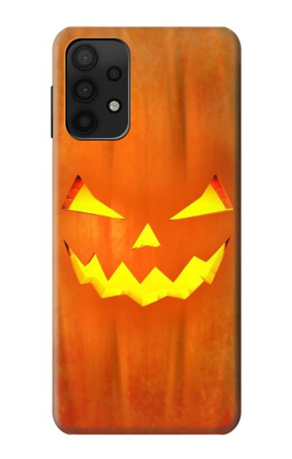 W3828 Pumpkin Halloween Funda Carcasa Case y Caso Del Tirón Funda para Samsung Galaxy A32 5G