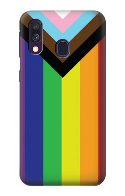 W3846 Pride Flag LGBT Funda Carcasa Case y Caso Del Tirón Funda para Samsung Galaxy A40