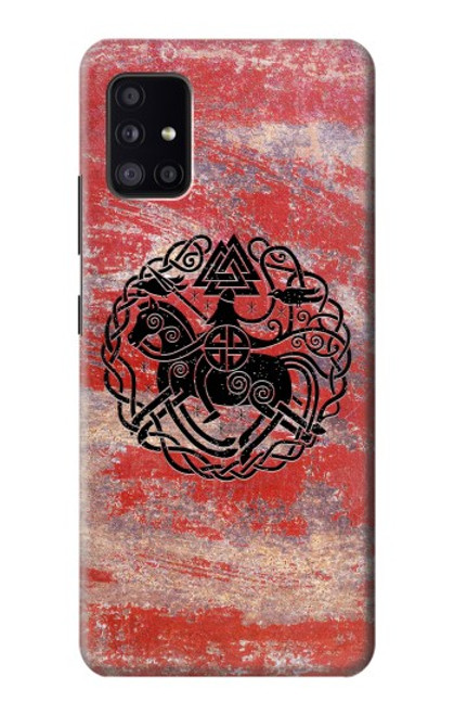 W3831 Viking Norse Ancient Symbol Funda Carcasa Case y Caso Del Tirón Funda para Samsung Galaxy A41