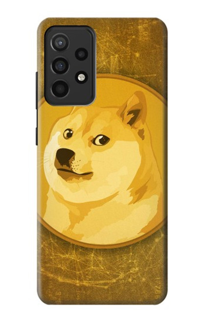 W3826 Dogecoin Shiba Funda Carcasa Case y Caso Del Tirón Funda para Samsung Galaxy A52, Galaxy A52 5G