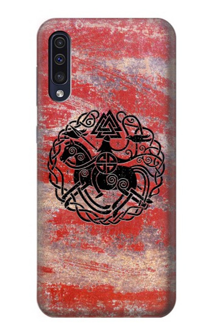 W3831 Viking Norse Ancient Symbol Funda Carcasa Case y Caso Del Tirón Funda para Samsung Galaxy A70