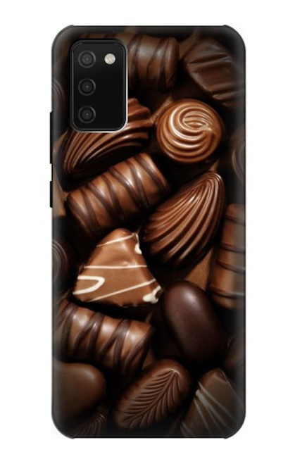 W3840 Dark Chocolate Milk Chocolate Lovers Funda Carcasa Case y Caso Del Tirón Funda para Samsung Galaxy A02s, Galaxy M02s  (NOT FIT with Galaxy A02s Verizon SM-A025V)