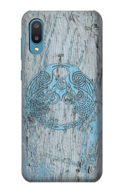 W3829 Huginn And Muninn Twin Ravens Norse Funda Carcasa Case y Caso Del Tirón Funda para Samsung Galaxy A04, Galaxy A02, M02