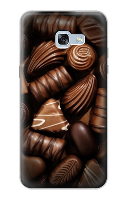 W3840 Dark Chocolate Milk Chocolate Lovers Funda Carcasa Case y Caso Del Tirón Funda para Samsung Galaxy A5 (2017)