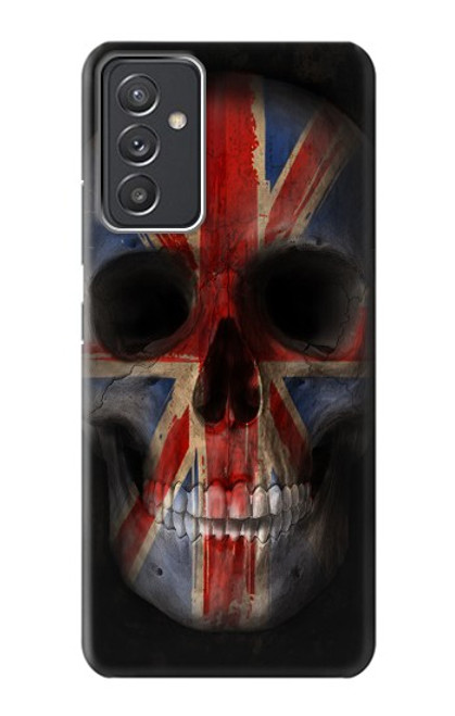 W3848 United Kingdom Flag Skull Funda Carcasa Case y Caso Del Tirón Funda para Samsung Galaxy Quantum 2