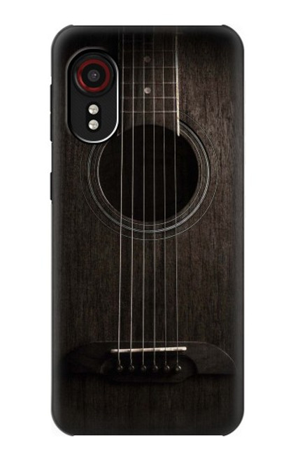 W3834 Old Woods Black Guitar Funda Carcasa Case y Caso Del Tirón Funda para Samsung Galaxy Xcover 5