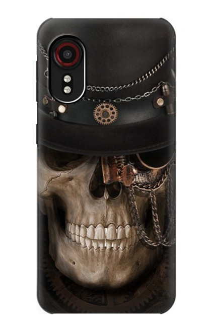 W3852 Steampunk Skull Funda Carcasa Case y Caso Del Tirón Funda para Samsung Galaxy Xcover 5