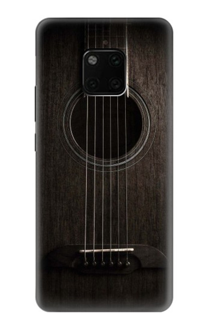 W3834 Old Woods Black Guitar Funda Carcasa Case y Caso Del Tirón Funda para Huawei Mate 20 Pro