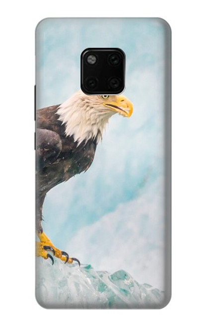 W3843 Bald Eagle On Ice Funda Carcasa Case y Caso Del Tirón Funda para Huawei Mate 20 Pro