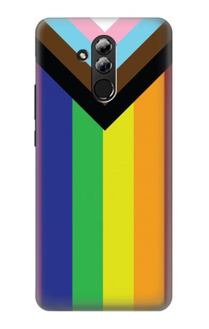 W3846 Pride Flag LGBT Funda Carcasa Case y Caso Del Tirón Funda para Huawei Mate 20 lite