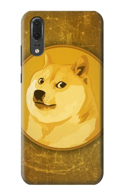 W3826 Dogecoin Shiba Funda Carcasa Case y Caso Del Tirón Funda para Huawei P20