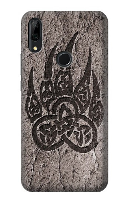 W3832 Viking Norse Bear Paw Berserkers Rock Funda Carcasa Case y Caso Del Tirón Funda para Huawei P Smart Z, Y9 Prime 2019