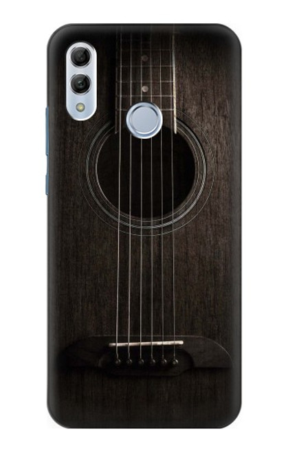 W3834 Old Woods Black Guitar Funda Carcasa Case y Caso Del Tirón Funda para Huawei Honor 10 Lite, Huawei P Smart 2019