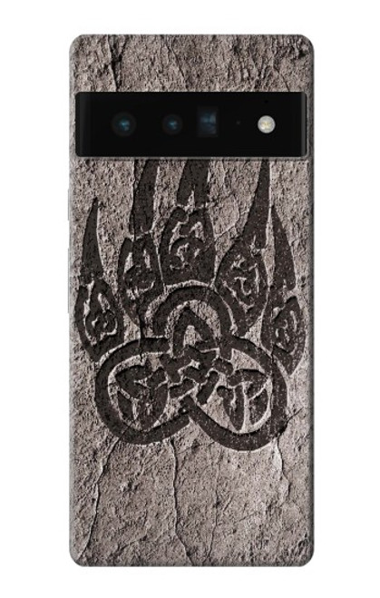 W3832 Viking Norse Bear Paw Berserkers Rock Funda Carcasa Case y Caso Del Tirón Funda para Google Pixel 6 Pro