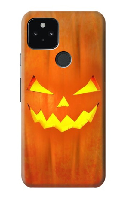 W3828 Pumpkin Halloween Funda Carcasa Case y Caso Del Tirón Funda para Google Pixel 5