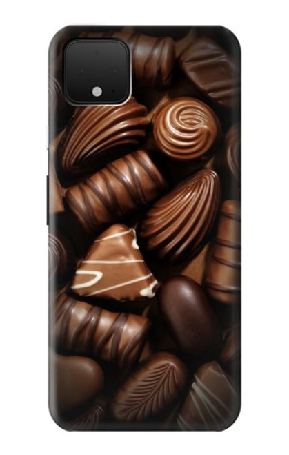 W3840 Dark Chocolate Milk Chocolate Lovers Funda Carcasa Case y Caso Del Tirón Funda para Google Pixel 4
