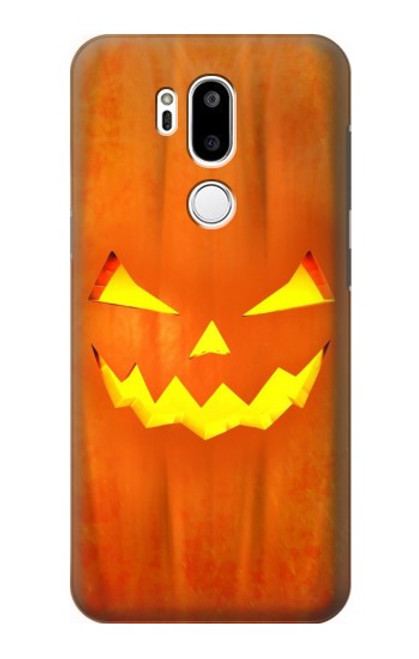 W3828 Pumpkin Halloween Funda Carcasa Case y Caso Del Tirón Funda para LG G7 ThinQ