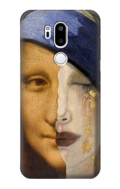 W3853 Mona Lisa Gustav Klimt Vermeer Funda Carcasa Case y Caso Del Tirón Funda para LG G7 ThinQ