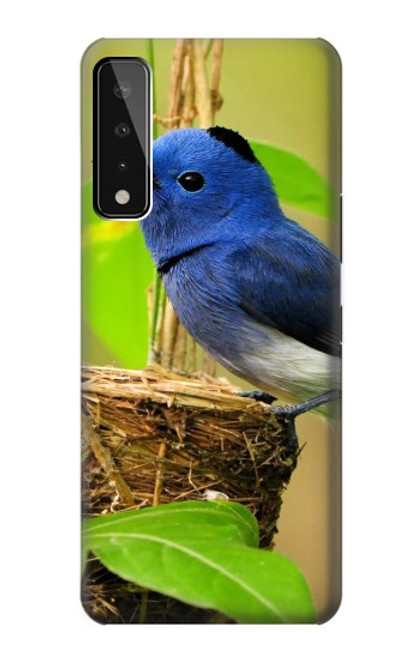 W3839 Bluebird of Happiness Blue Bird Funda Carcasa Case y Caso Del Tirón Funda para LG Stylo 7 5G