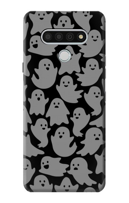 W3835 Cute Ghost Pattern Funda Carcasa Case y Caso Del Tirón Funda para LG Stylo 6