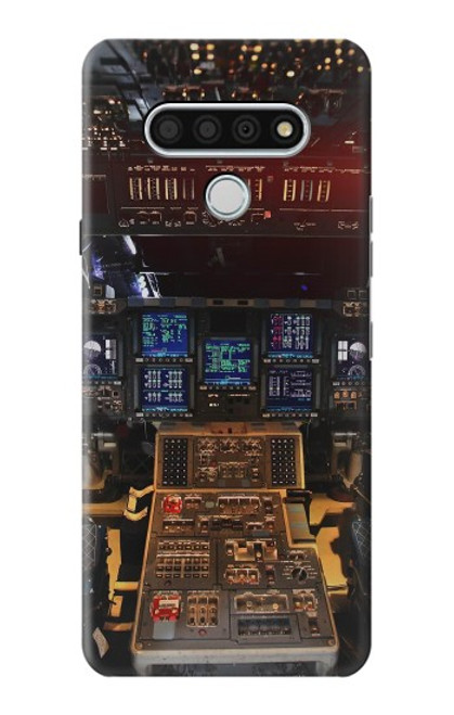 W3836 Airplane Cockpit Funda Carcasa Case y Caso Del Tirón Funda para LG Stylo 6