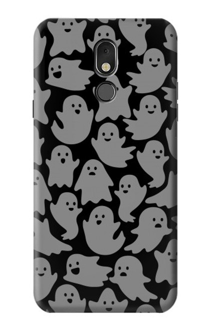 W3835 Cute Ghost Pattern Funda Carcasa Case y Caso Del Tirón Funda para LG Stylo 5