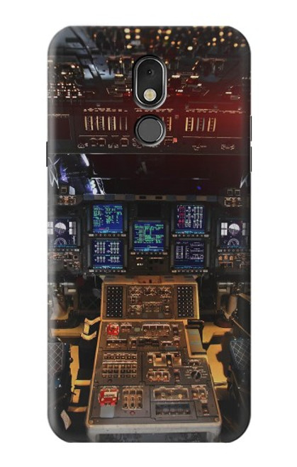 W3836 Airplane Cockpit Funda Carcasa Case y Caso Del Tirón Funda para LG Stylo 5