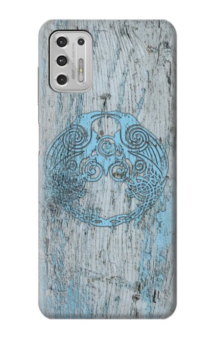 W3829 Huginn And Muninn Twin Ravens Norse Funda Carcasa Case y Caso Del Tirón Funda para Motorola Moto G Stylus (2021)