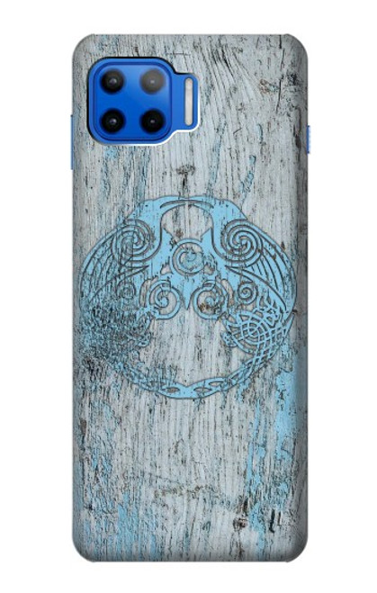 W3829 Huginn And Muninn Twin Ravens Norse Funda Carcasa Case y Caso Del Tirón Funda para Motorola Moto G 5G Plus