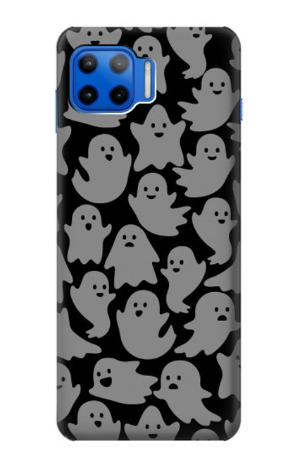 W3835 Cute Ghost Pattern Funda Carcasa Case y Caso Del Tirón Funda para Motorola Moto G 5G Plus